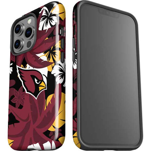 NFL Arizona Cardinals Tropical Print iPhone 15 Pro Impact Case